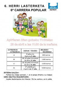 carrera popular cartel